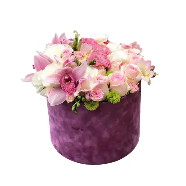 kutija-ljubavi ljubicasti flower box