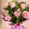 Buket pink ruza Buket roze ruza