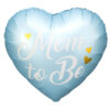 Mom to be plavo srce balon Mom to be plavo srce balon