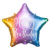 Ombre zvezda balon happy birthday Ombre zvezda balon happy birthday