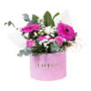 Roze gerber flower box