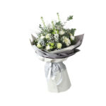 Buket cveca sa belim gerberima